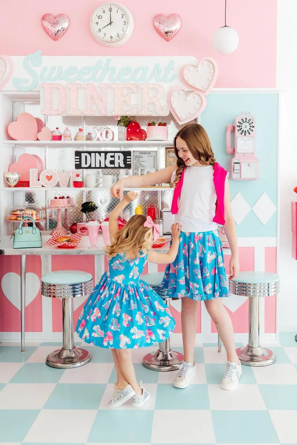 Mila & Rose ® Let the Good Times Roll Ruffle Twirl Skort - 