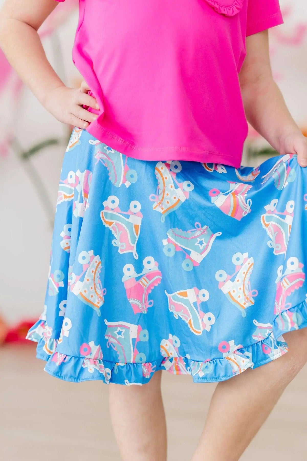 Mila & Rose ® Let the Good Times Roll Ruffle Twirl Skort - 