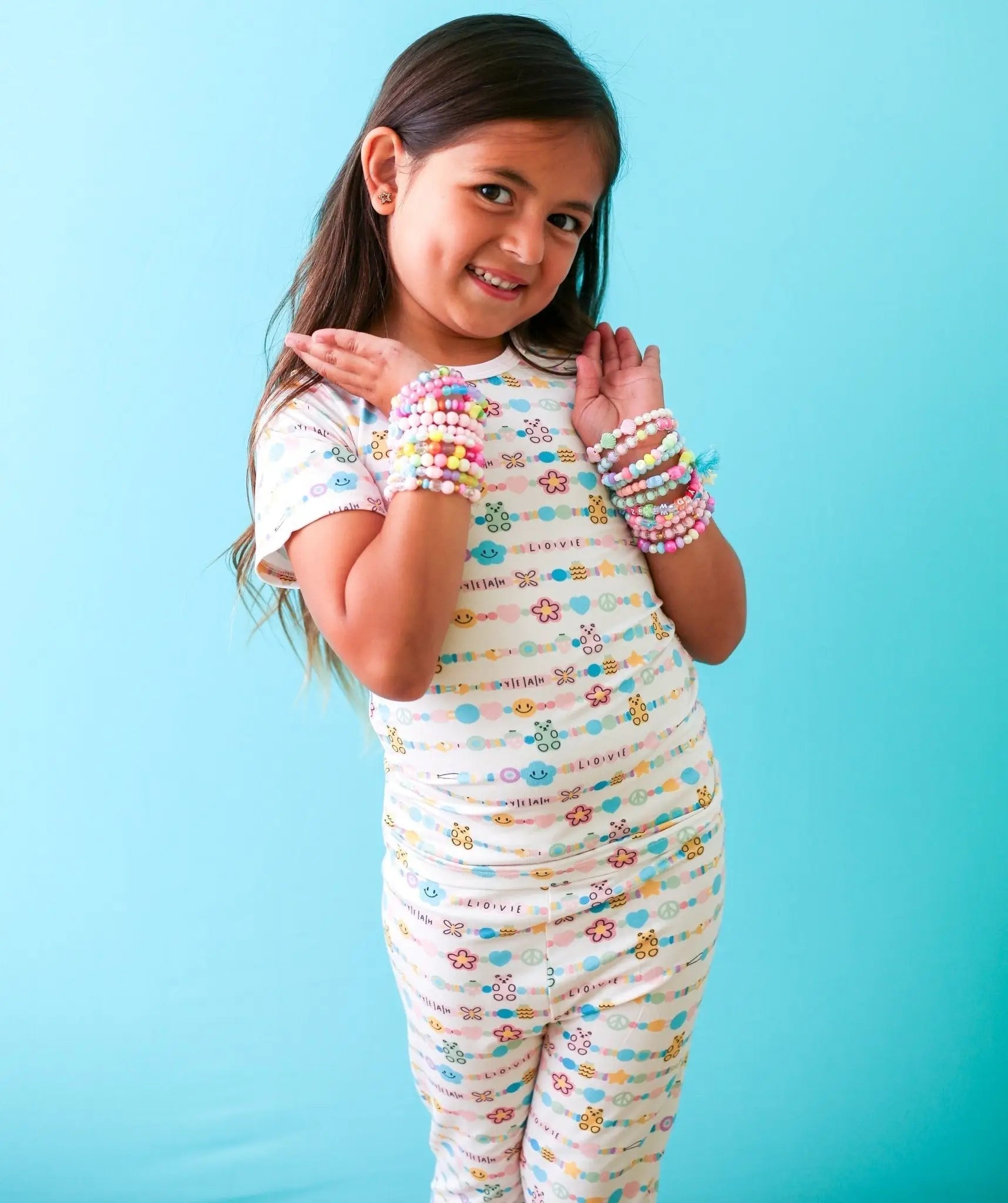 Let's Be Friends Pajama - Sleeve, Baby & Toddler Clothing, Happiness, Textile, Pink | Everetts Place