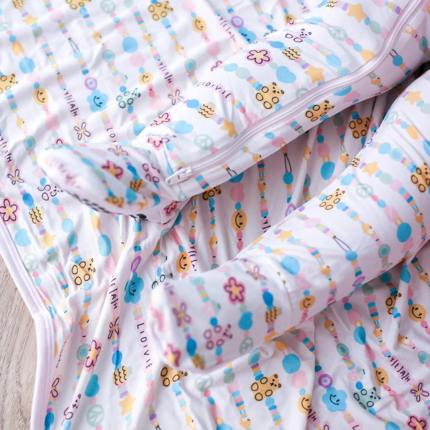 Let's Be Friends Swaddle - Textile, Pink, Linens, Child, Baby & Toddler Clothing | Everetts Place
