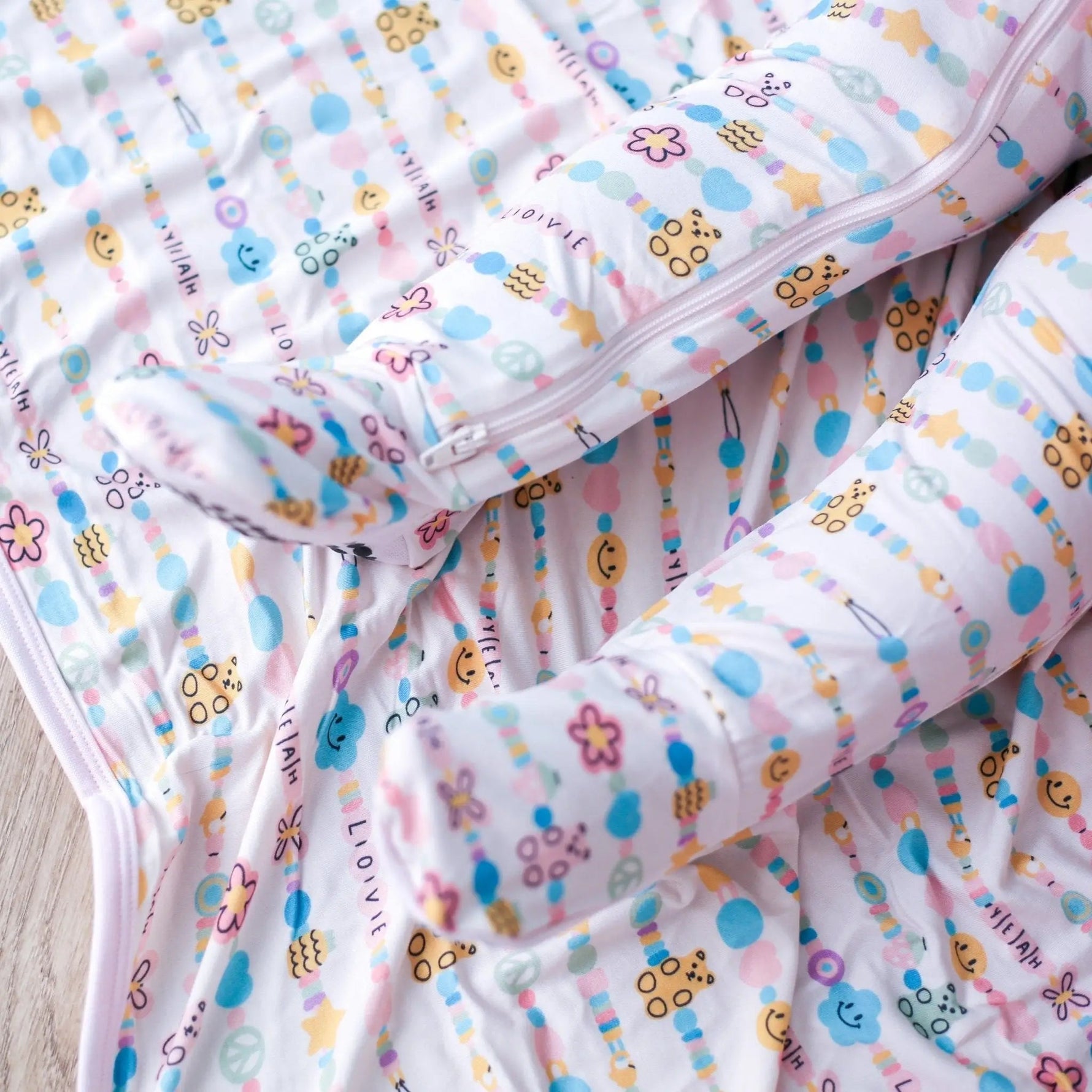 Let's Be Friends Swaddle - Textile, Pink, Linens, Child, Baby & Toddler Clothing | Everetts Place