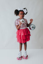DREAM BIG LITTLE CO LET'S GO GIRLZzz DREAM SHORT SLEEVE TUTU DRESSEveretts Place