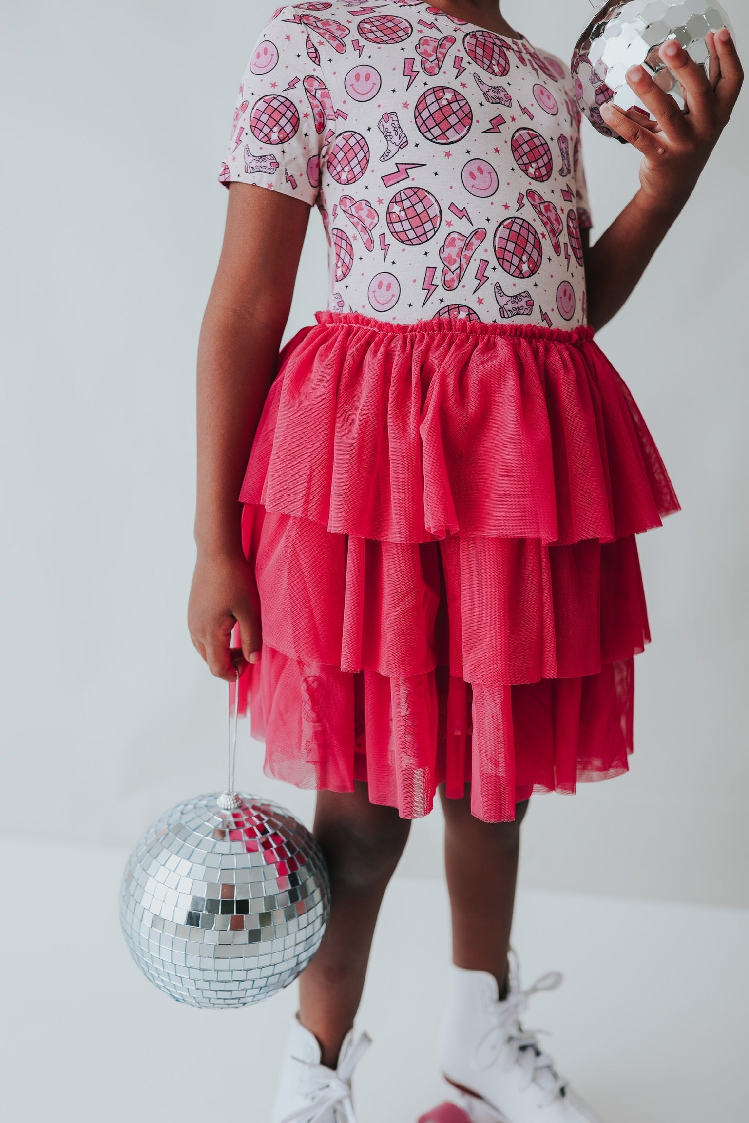 DREAM BIG LITTLE CO LET'S GO GIRLZzz DREAM SHORT SLEEVE TUTU DRESSEveretts Place