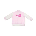 Angel Dear Letterman Jacket with Chenille Megaphone Patch for Kids - Everetts Place Boutique - 