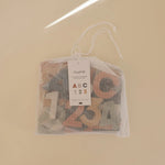 Mushie Letters and Numbers Bath Play Set Educational Foam Toys for Bathtime Fun - Everetts Place Boutique - 