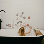 Mushie Letters and Numbers Bath Play Set Educational Foam Toys for Bathtime Fun - Everetts Place Boutique - 