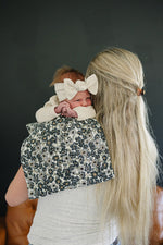 Mebie Baby Liberty FLoral Muslin Burp Cloth - 