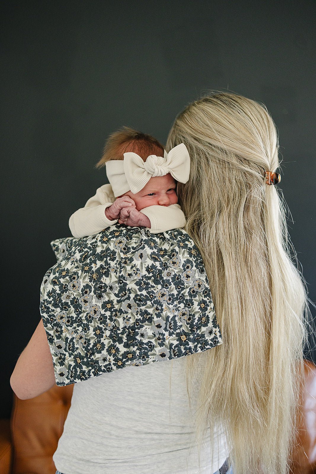 Mebie Baby Liberty FLoral Muslin Burp Cloth - 