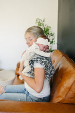 Mebie Baby Liberty FLoral Muslin Burp ClothEveretts Place