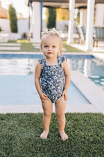 Mebie Baby Liberty Floral One Piece Baby Swimsuit Mebie Swimwear Collection - 