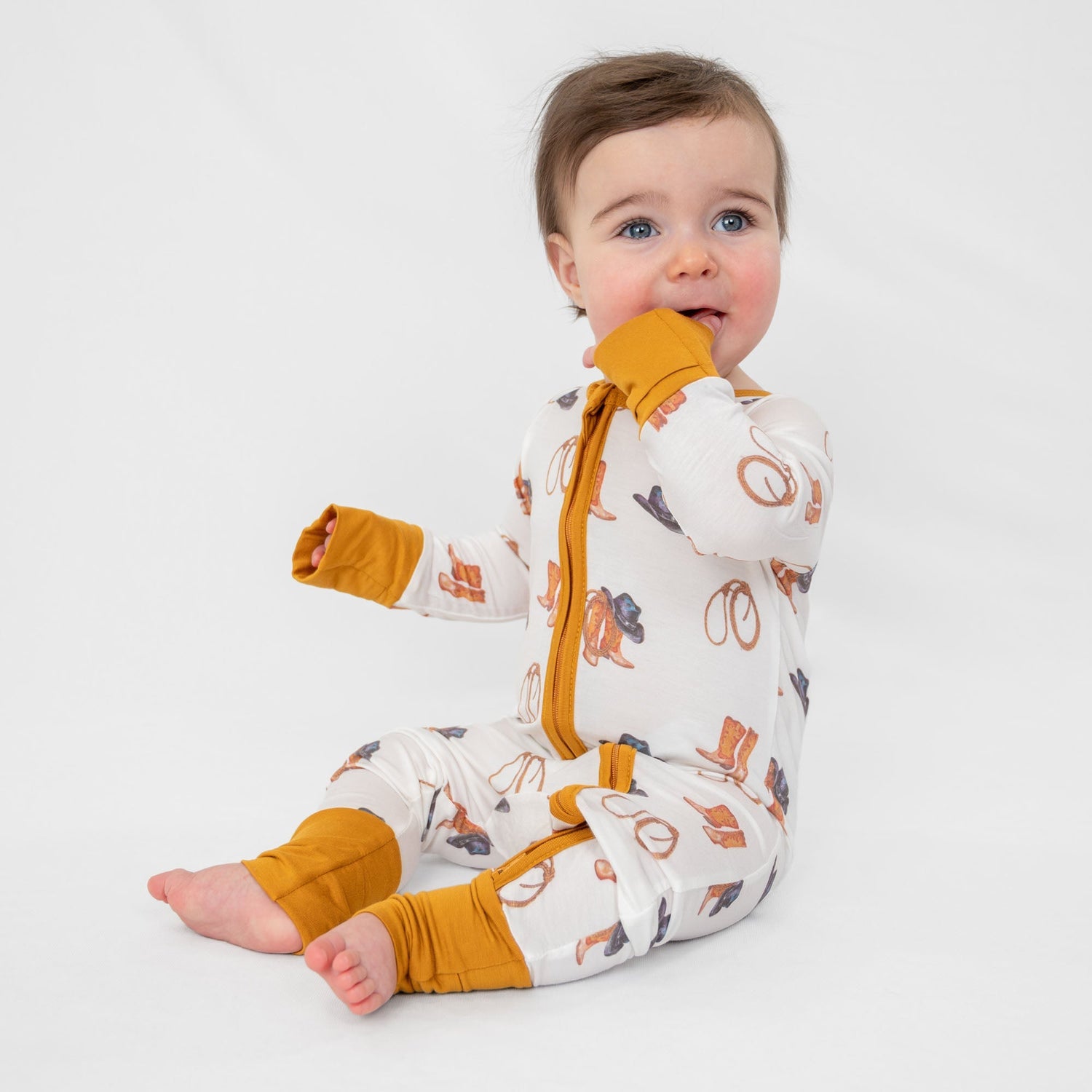 LollyBanks Life Is Better In Boots Zipper One Piece PajamaEveretts Place