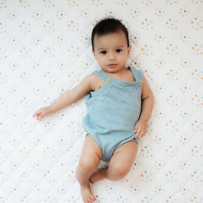 GooseWaddle Super Soft Play Mats - Cotton and Super Soft Quilted (Reversible) Goosewaddle® | Newborn Baby Blankets Toys Teethers Bibs & More