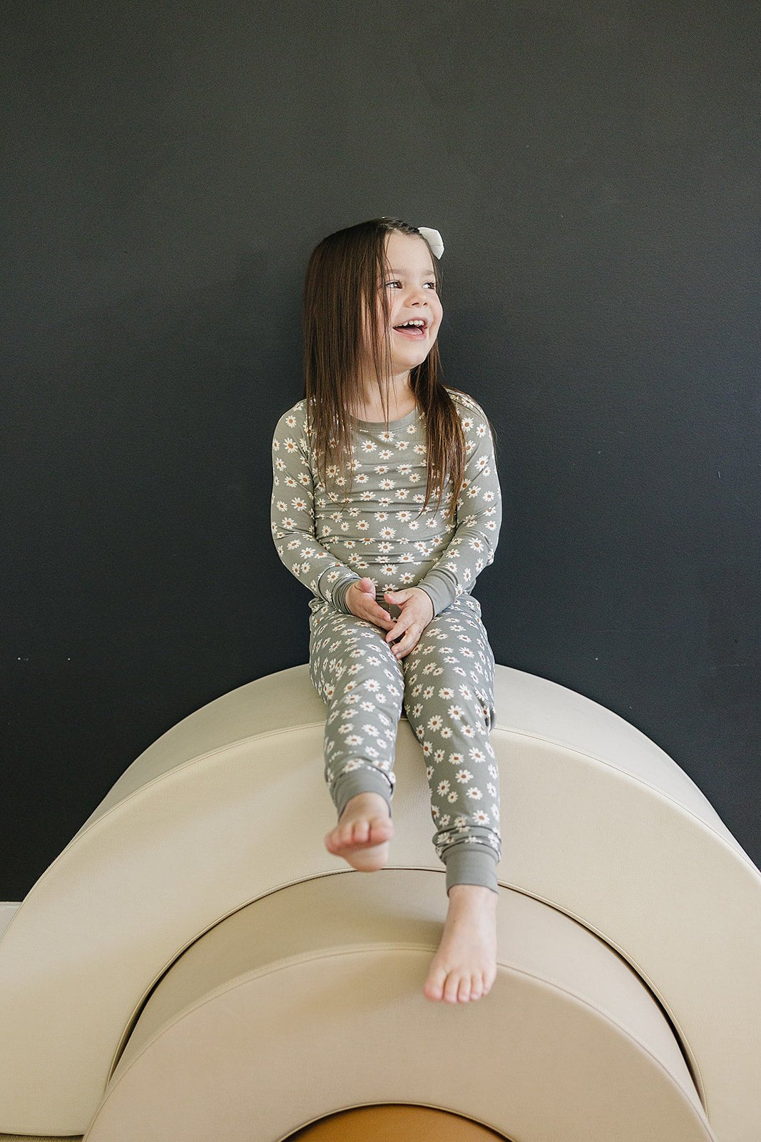 Mebie Baby Light Green Daisy Bamboo Cozy Set - 