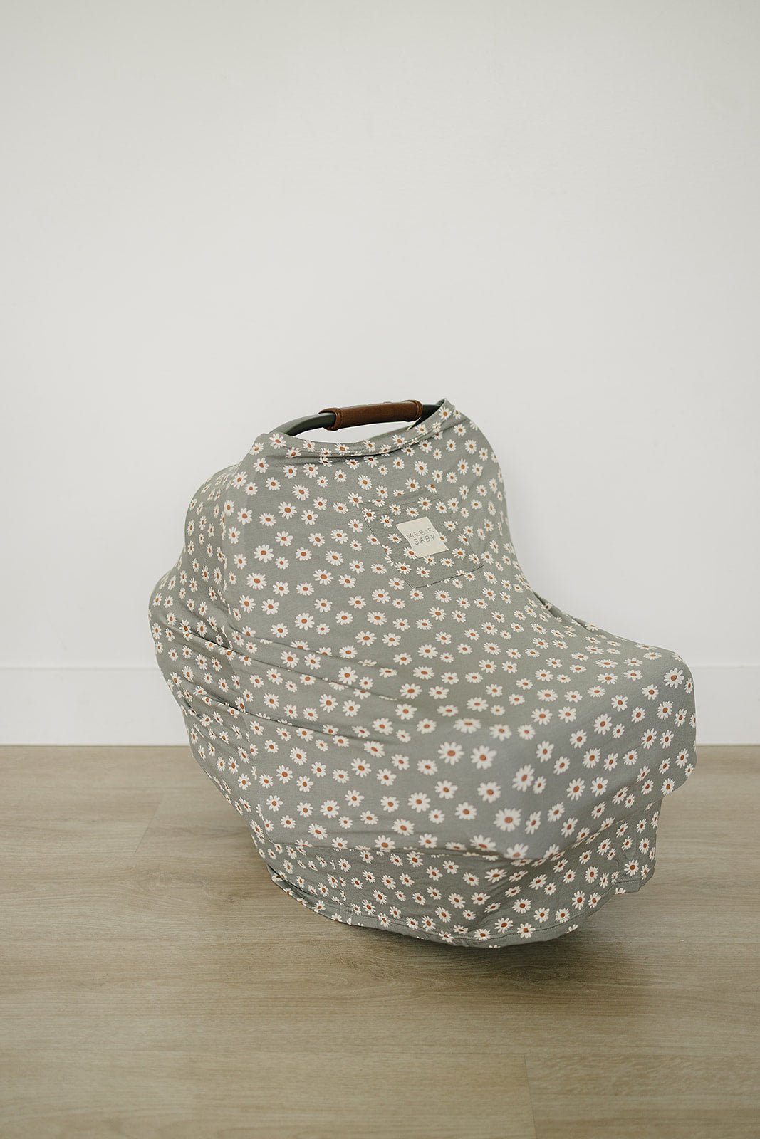 Mebie Baby Light Green Daisy Bamboo Multi - Use Cover - 