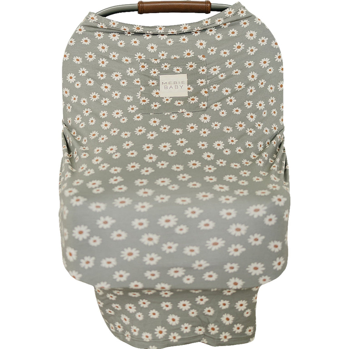 Mebie Baby Light Green Daisy Bamboo Multi - Use Cover - 