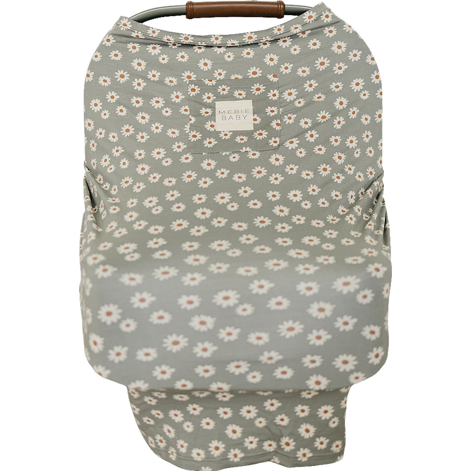 Mebie Baby Light Green Daisy Bamboo Multi - Use Cover - 