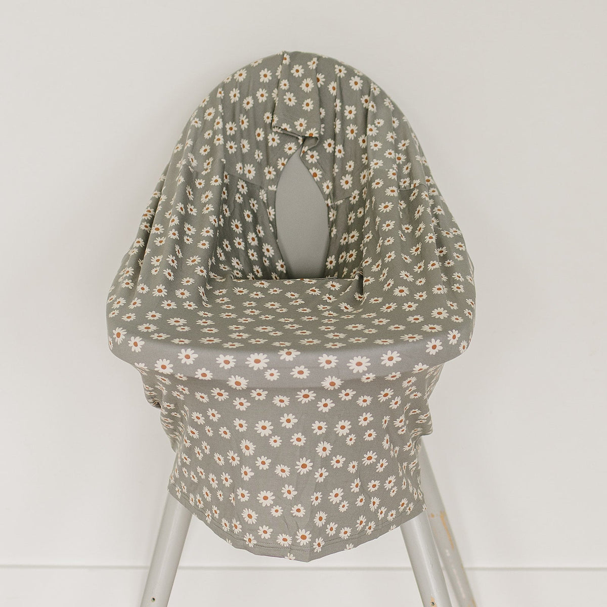 Mebie Baby Light Green Daisy Bamboo Multi - Use Cover - 