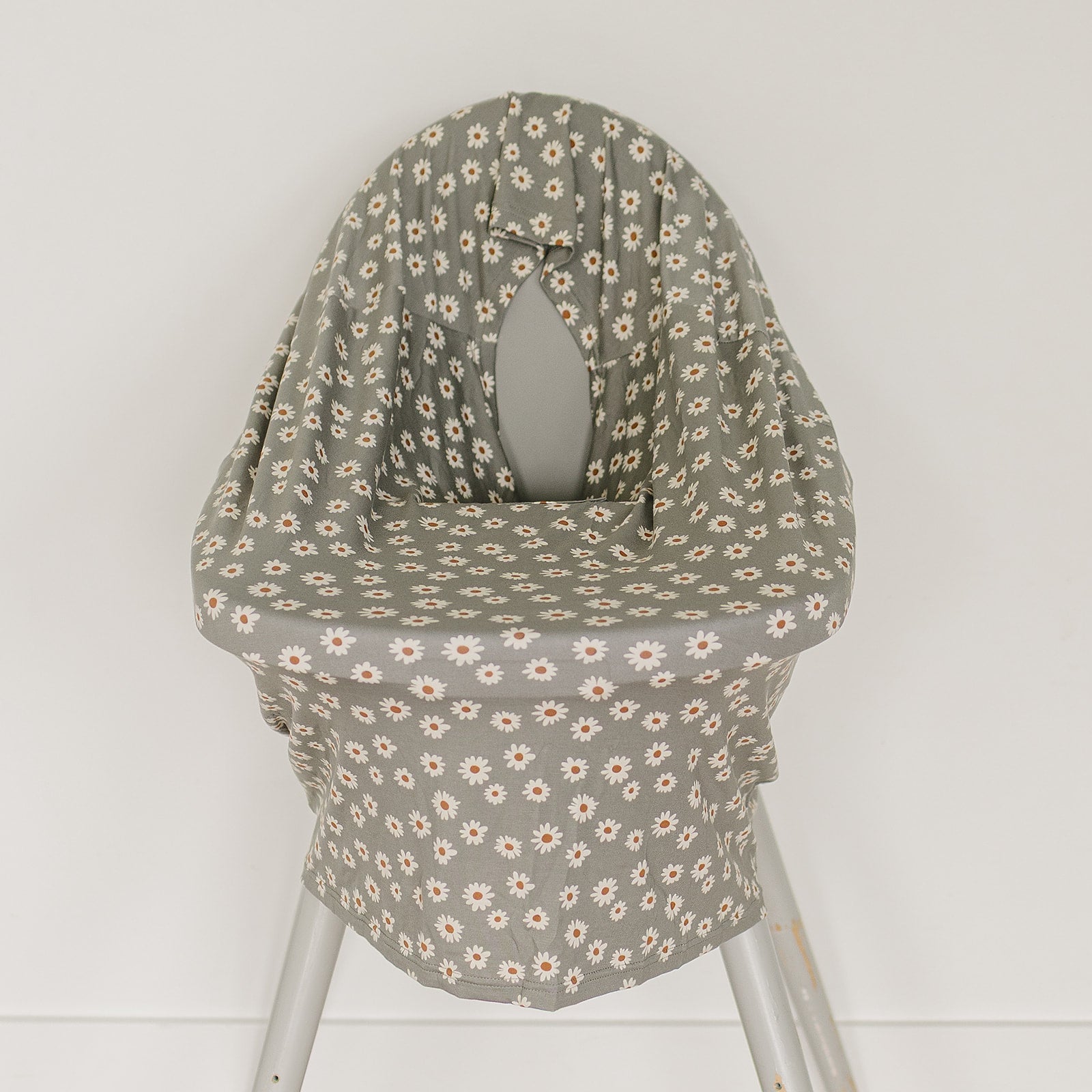 Mebie Baby Light Green Daisy Bamboo Multi - Use Cover - 