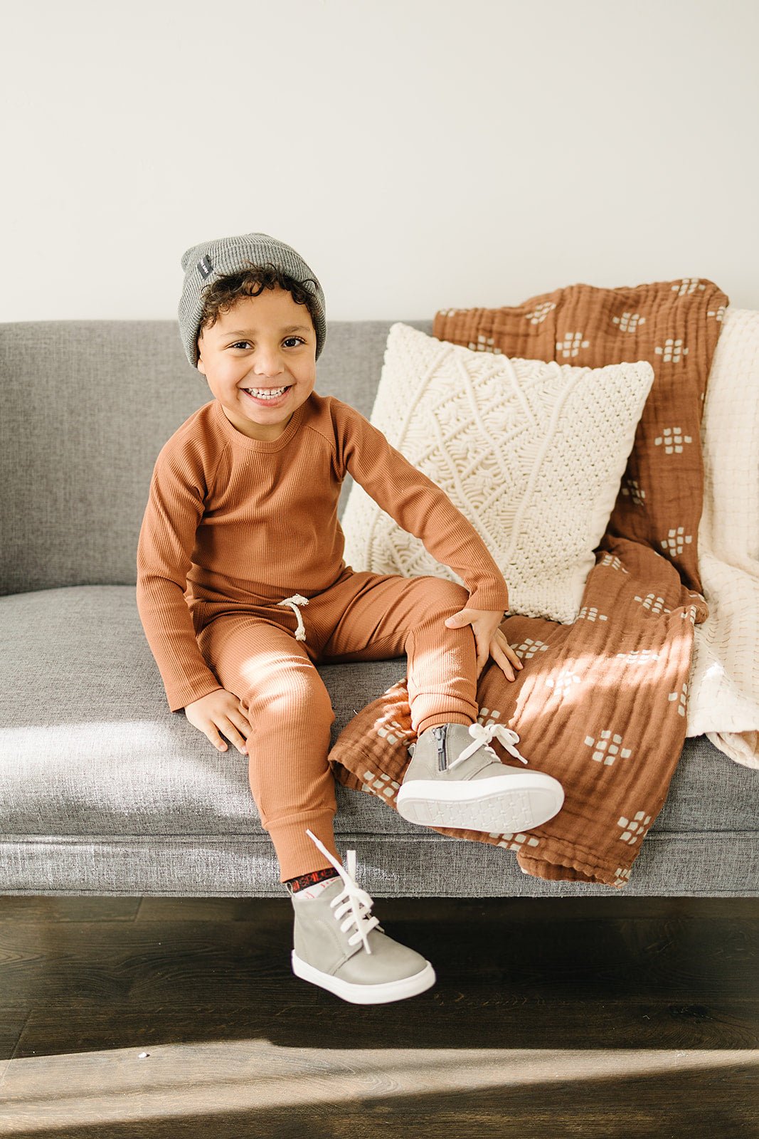 Mebie Baby Light Grey Mebie Baby Beanie - 