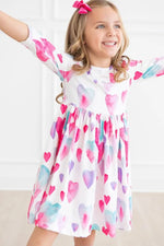 Mila & Rose ® Light Hearted 3/4 Sleeve Pocket Twirl Dress - 