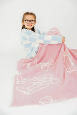 Mila & Rose ® Light Pink Cowgirl Cozy Blanket - 