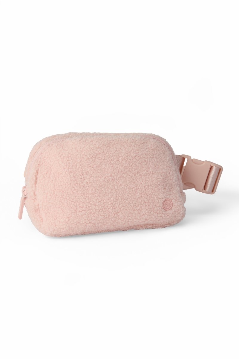 Mila & Rose ® Light Pink Fleece Belt Bag - 