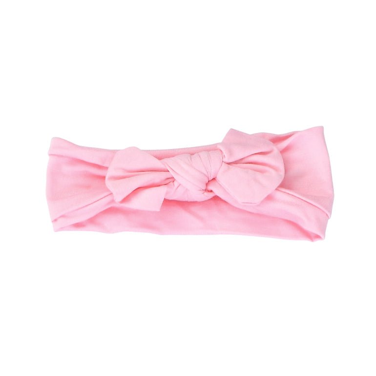 Three Little Tots Light Pink Knotted Headband - 