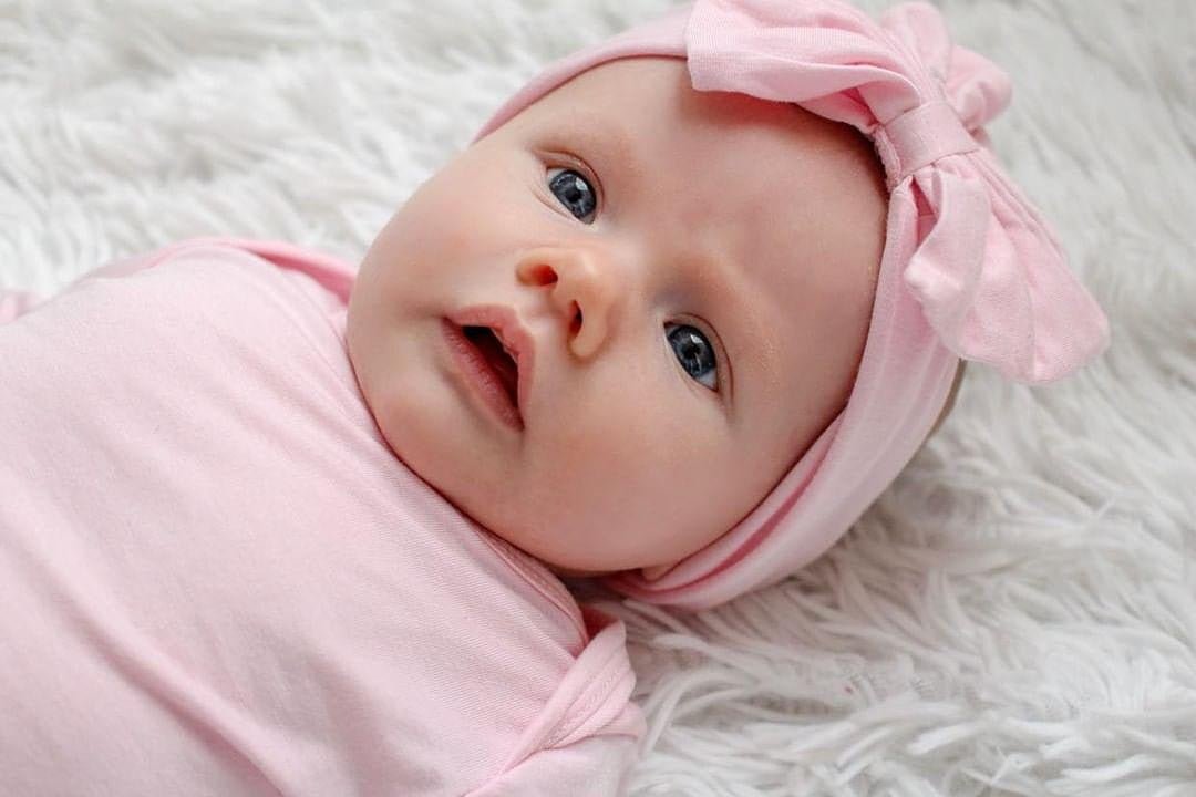 Three Little Tots Light Pink Knotted Headband - 