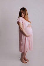Three Little Tots Light Pink Labor and Delivery Nursing Hospital Gown - 