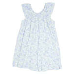 Sweet Bamboo Lightweight Baby Doll Dress with Flutter Sleeves for Young Girls - 