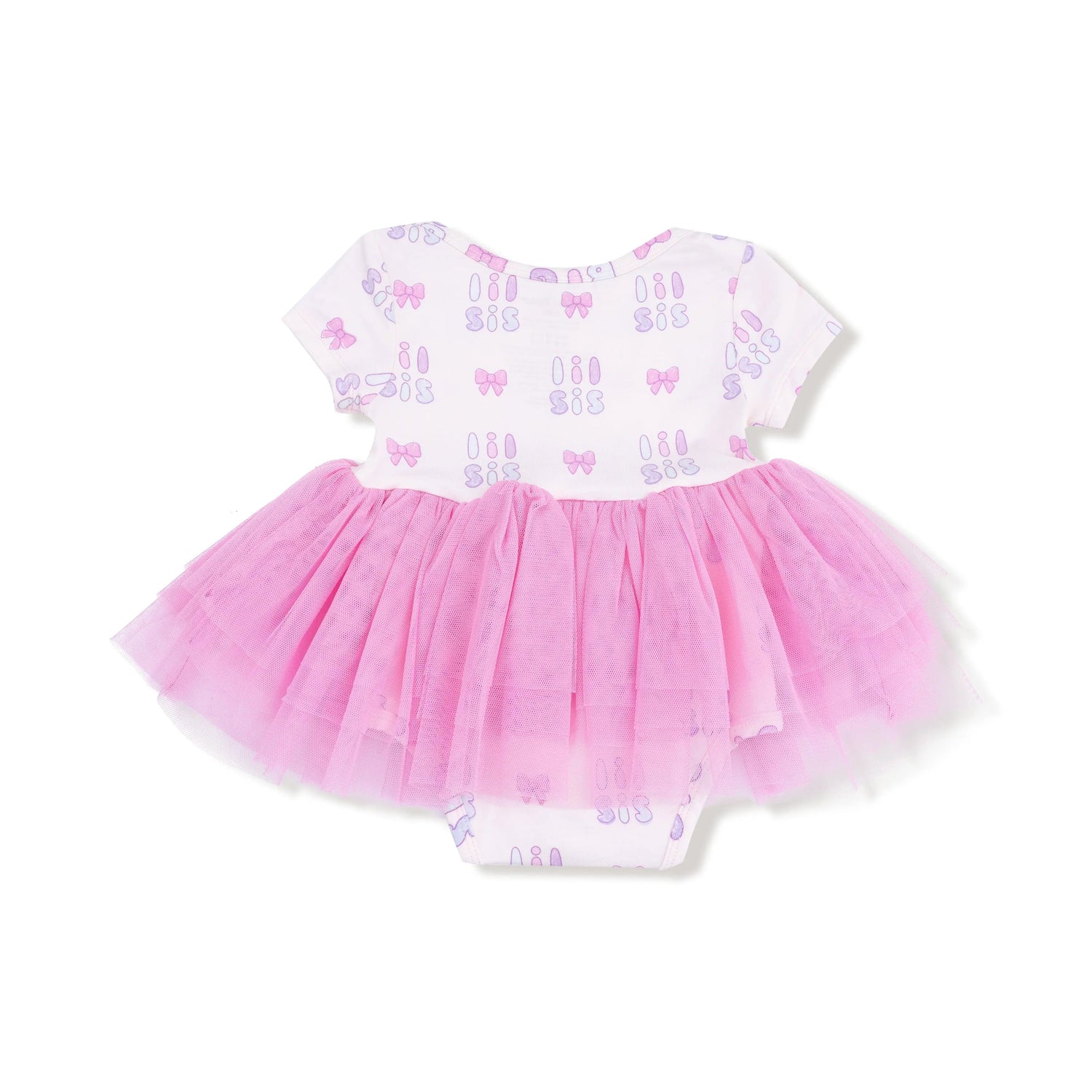 Angel Dear Lil Sis - Tutu Bodysuit Dress - 