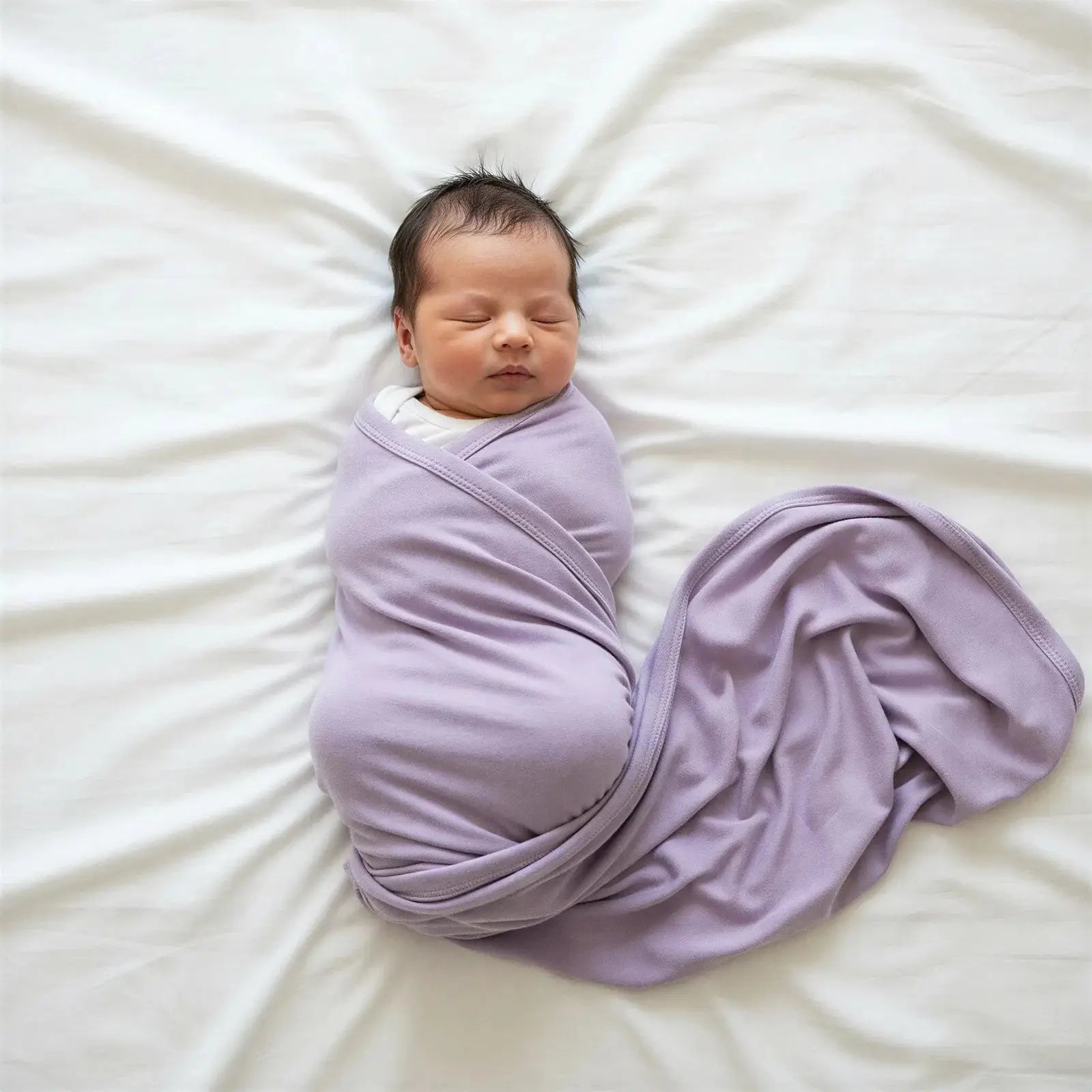 Bestaroo Lilac Baby Swaddle Blanket 45x45 Inches Cozy Bestaroo - 