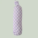 Lilac Checks Swaddle - Tie | Everetts Place