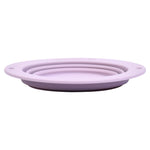 Three Little Tots Lilac Collapsible Bowl for Travel or Home - 