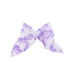 Angel Dear Lilac Floral - Large Bow - 