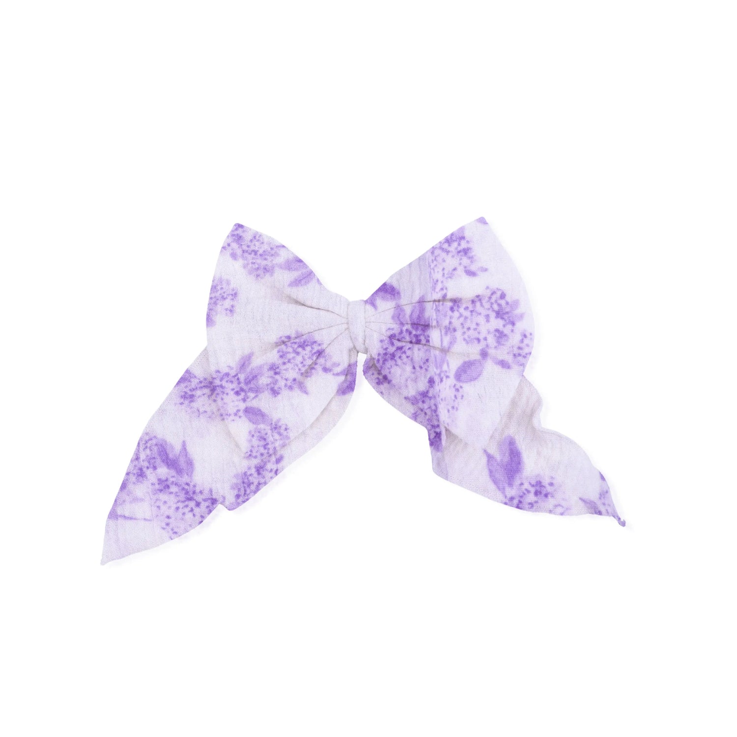 Angel Dear Lilac Floral - Large Bow - 