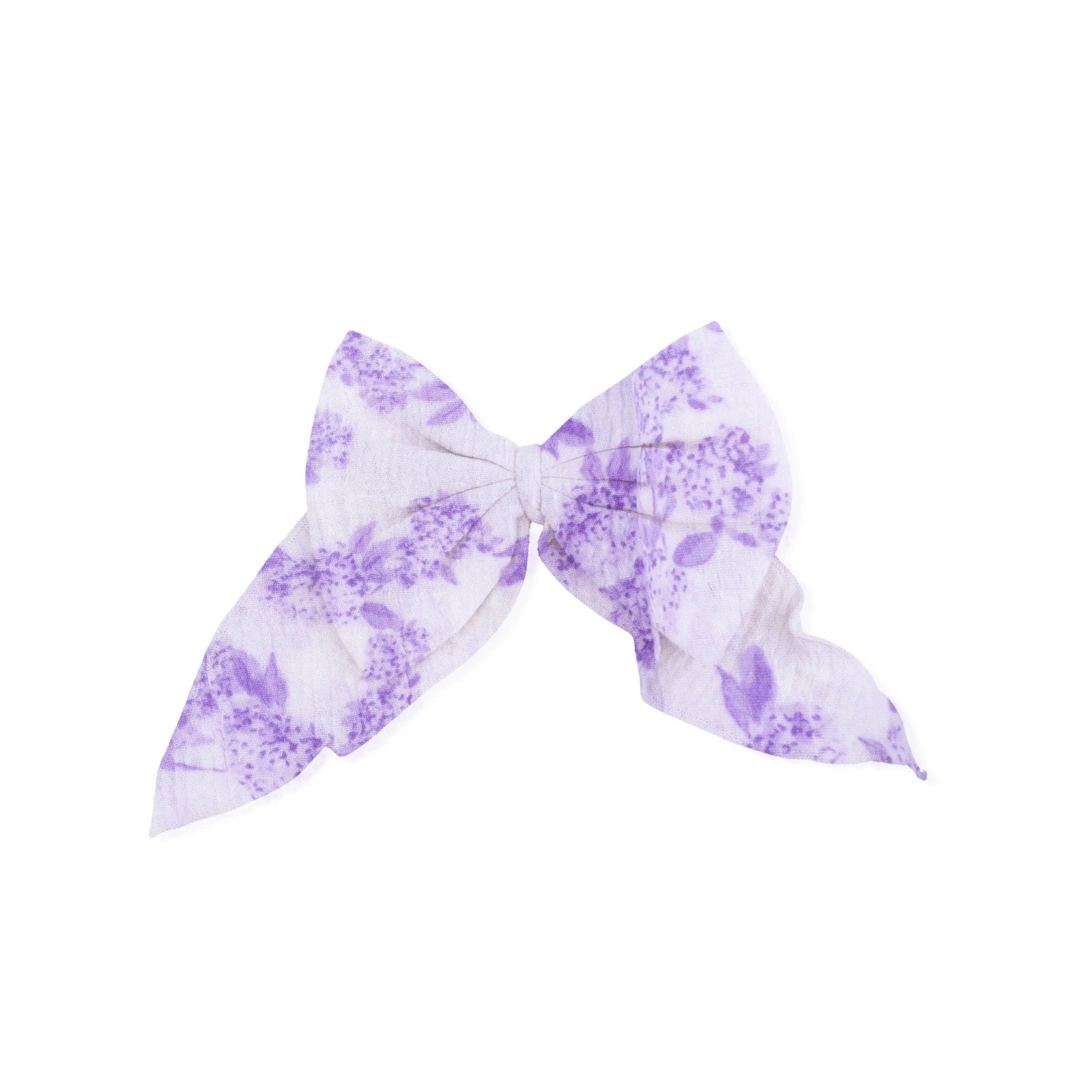 Angel Dear Lilac Floral - Large Bow - 