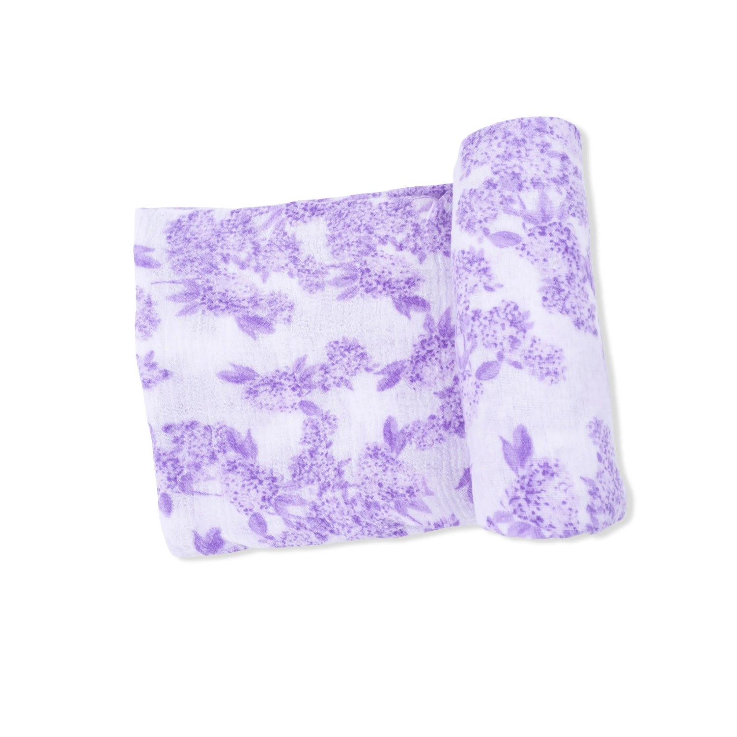 Lilac Floral - Swaddle Blanket - Pink, Purple, Linens, Motif, Napkin | Everetts Place