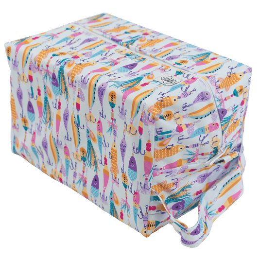 Lilac Lures Diaper Pod With Zipper Handle For 8 To 12 Diapers Texas Tushies