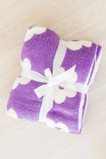 Mila & Rose ® Lilac/Coconut Flower Cozy Blanket - 
