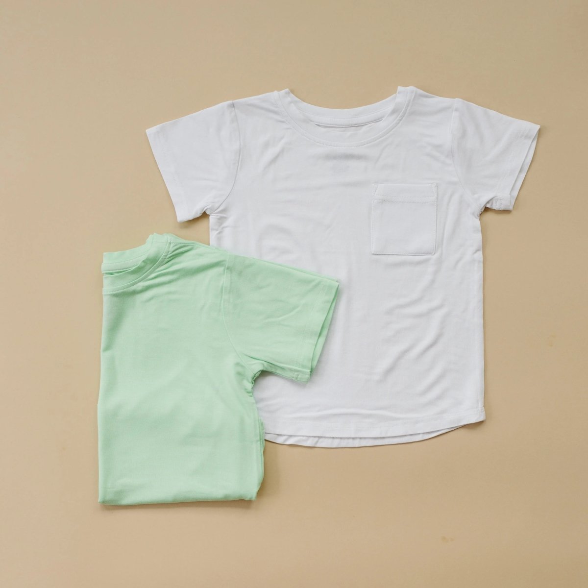 Little Joy Co. Lime Green Bamboo Tee For Kids Soft 6 Months To Size 8 - Everetts Place Boutique - 
