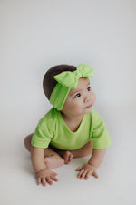 Three Little Tots Lime Green Headband - 