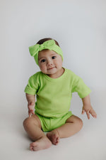 Three Little Tots Lime Green Headband - 