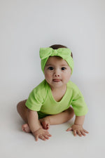 Three Little Tots Lime Green Headband - 