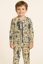 Miller & Co. Lineman Hero, Bamboo Two Piece Pajama Set - 