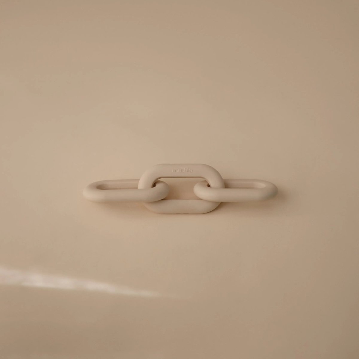 Mushie Links Teether Made from Food Grade Silicone for Sore Gums Relief and Comfort - Everetts Place Boutique - 