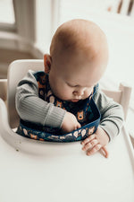 Three Little Tots Lion Silicone Bib with Crumb Catcher - 