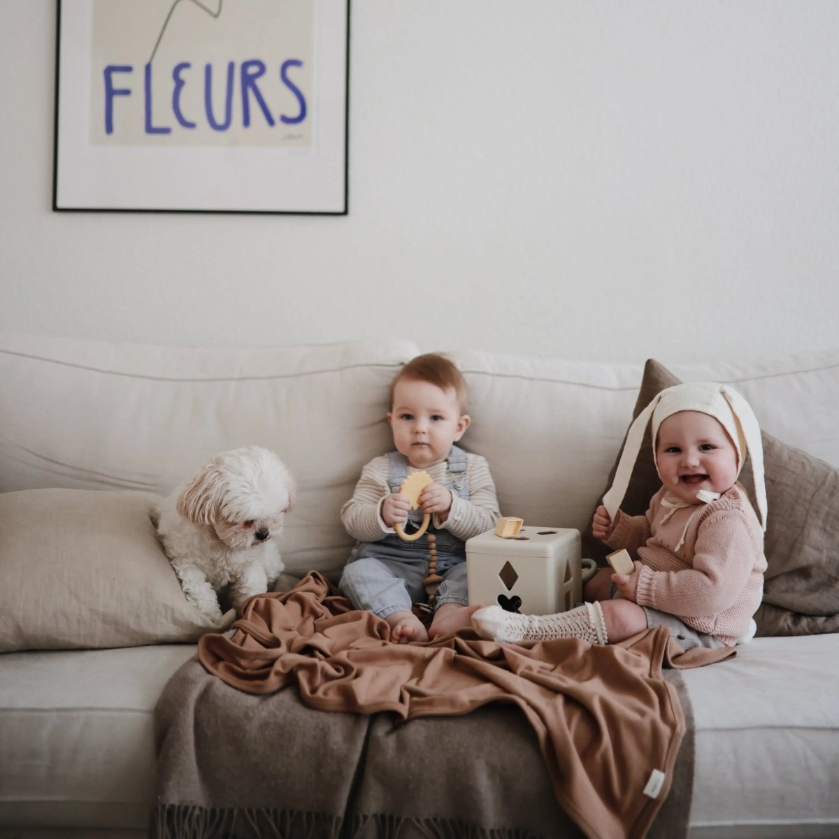 Mushie Lion Teether Made from Non Toxic Food Grade Silicone for Soothing Baby's Gums - 