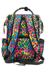 Texas Tushies Lisa Trendy Diaper Bag Backpack with Stylish Prints for Busy Parents - 