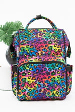 Texas Tushies Lisa Trendy Diaper Bag Backpack with Stylish Prints for Busy Parents - 